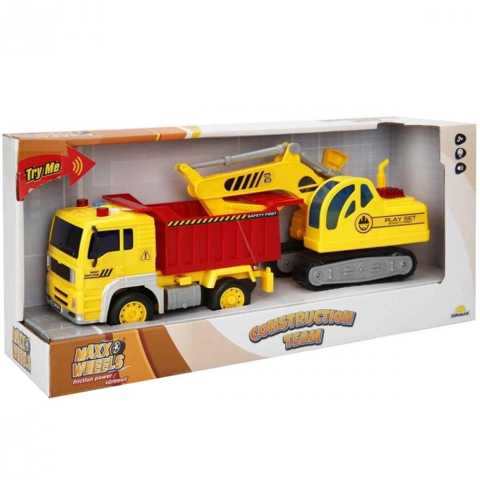 S00001999 1/20 İNŞAAT ARAÇLARI 2Lİ SES/IŞIK -SUN