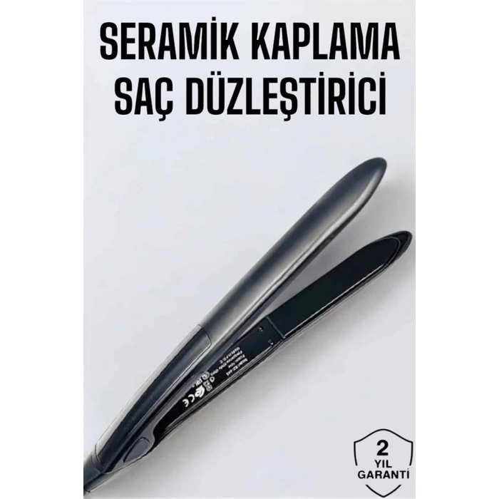Saç Düzleştirici Led Ekranlı Isı Ayarlı Seramik Kaplama Profesyonel
