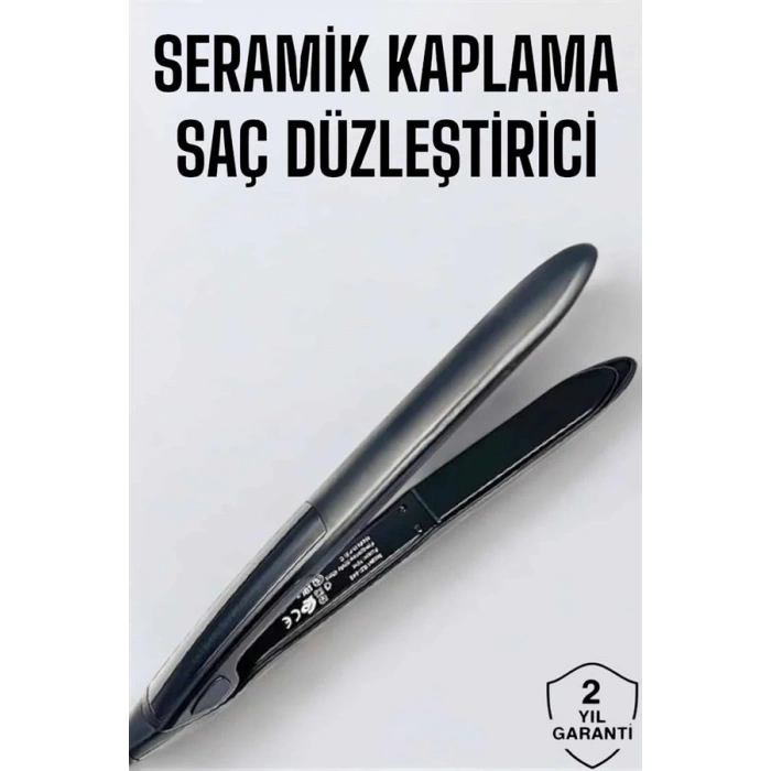 Saç Düzleştirici Led Ekranlı Isı Ayarlı Seramik Kaplama Profesyonel