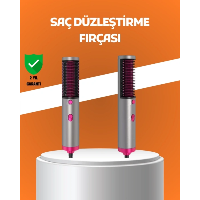 Saç Düzleştirme ve Hacimlendirme Fonksiyonlu Fırça