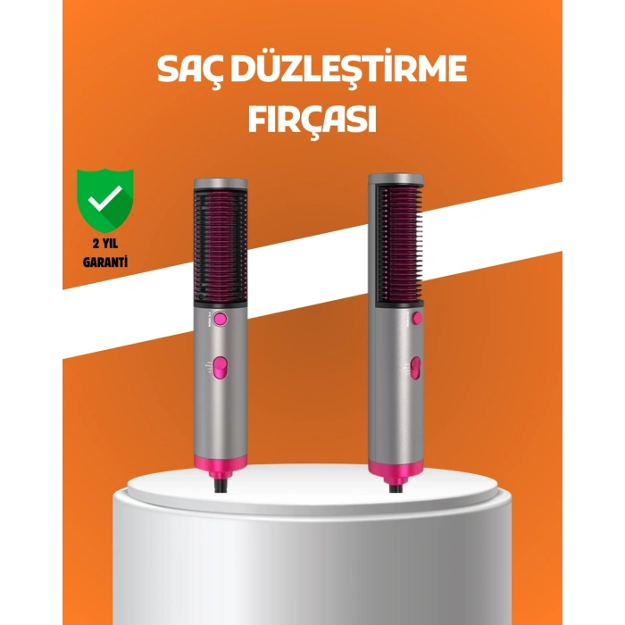 Saç Düzleştirme ve Hacimlendirme Fonksiyonlu Fırça