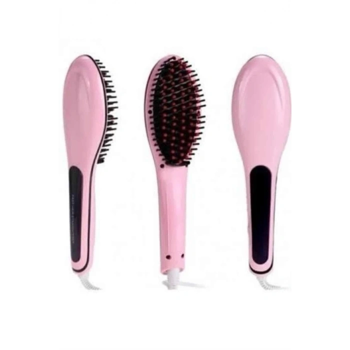 Saç Fırça Akıllı LCD Ekran Pratik Saç Düzleştirici Tarak Pratik Taşınabilir