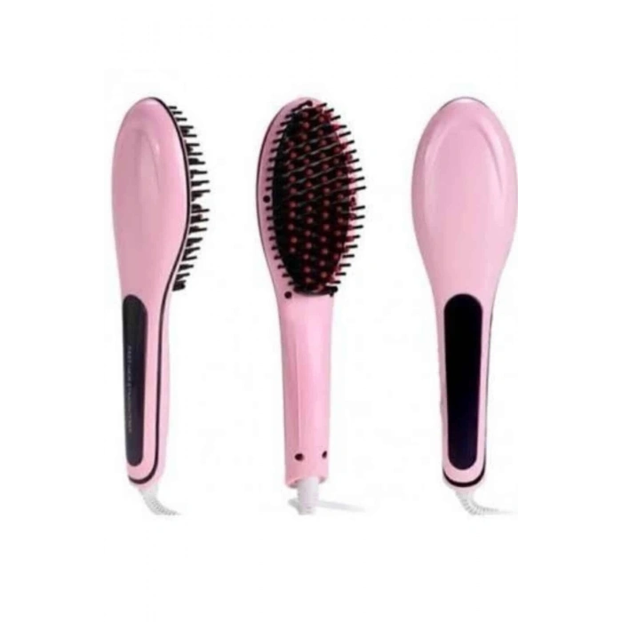 Saç Fırça Akıllı LCD Ekran Pratik Saç Düzleştirici Tarak Pratik Taşınabilir