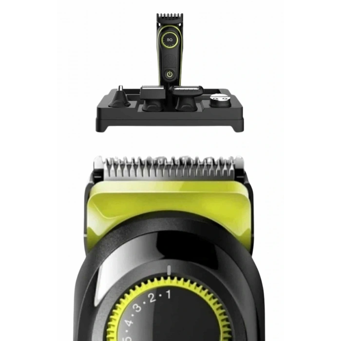 Saç Sakal Şekillendirici Tıraş Makinesi 5 Başlıklı Paslanmaz Çelik lı Unısex