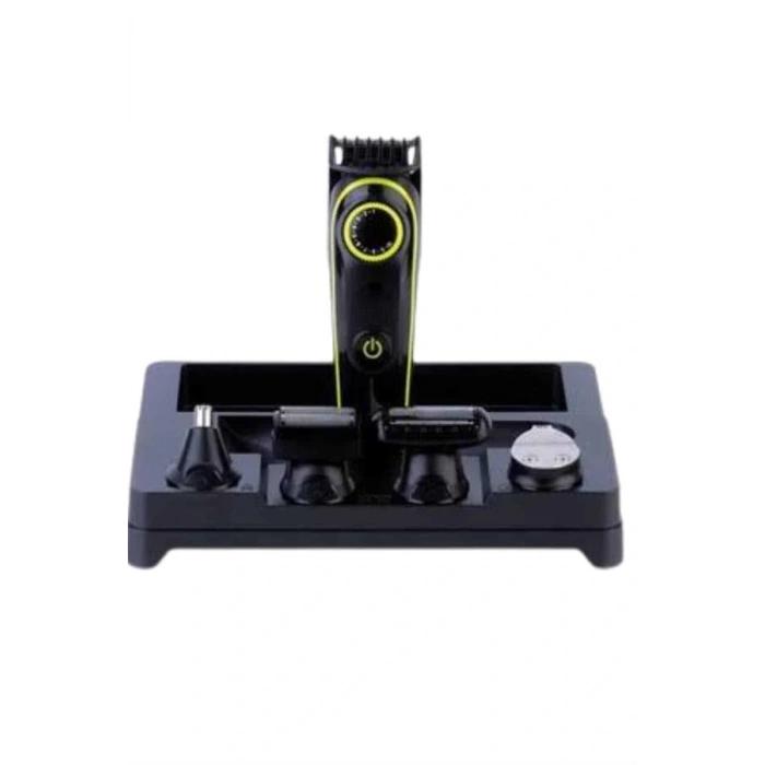 Saç Sakal Vücut Tıraş Makinesi 5in1 Kablosuz Burun Kulak Tıraş Makinesi