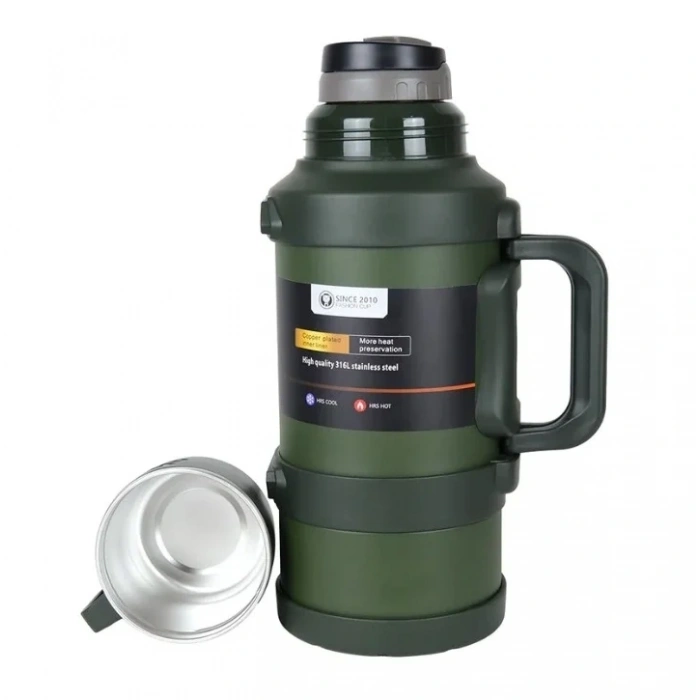 Safe Paslanmaz Çelik 3.2 Litre Termos 48 Saat Sıcak Soğuk Tutma (5047)