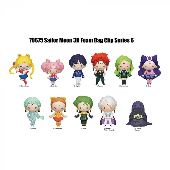Sailor Moon Klipsli Figür Seri 6