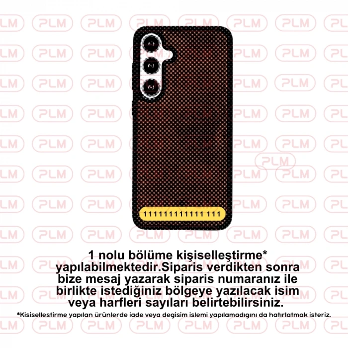 Samsung Galaxy S25 Plus Uyumlu, Hakiki Deri, El Yapımı Arka Kapak, Kömür Siyah