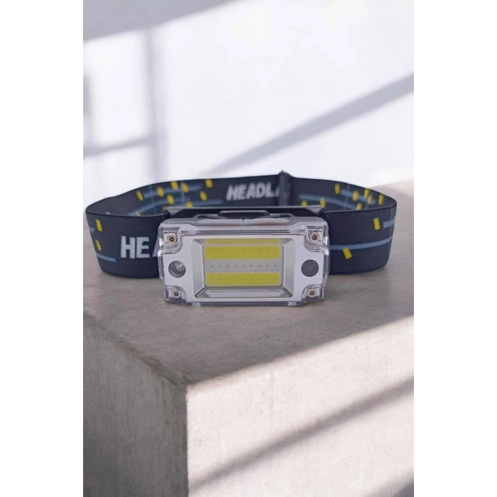 Şarjlı Kafa Feneri Suya Dayanıklı Ayarlanabilir Kamp Feneri