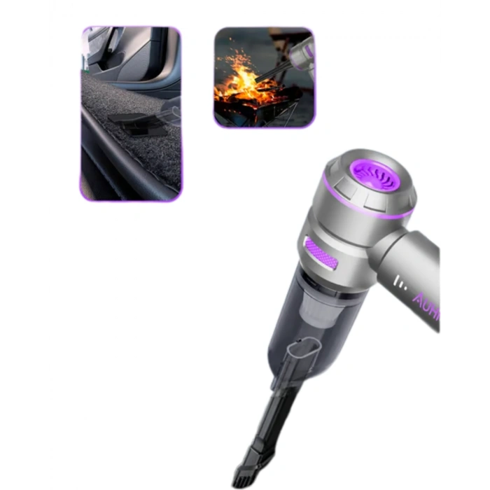 Şarjlı Mini El Süpürgesi Üfleme ve Vakum Özellikli