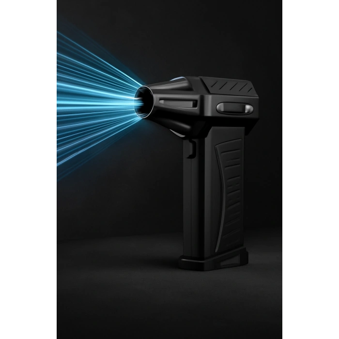 Şarjlı Mini Turbo Jet Şiddetli Fan Vantilatör Yüksek Hızlı Fanı Güçlü Hava Üfleyici Araç Süpürgesi