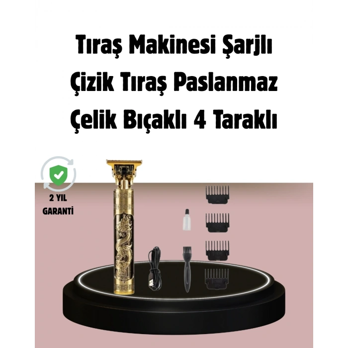 Şarjlı Titanyum lı Saç Kesme Makinesi