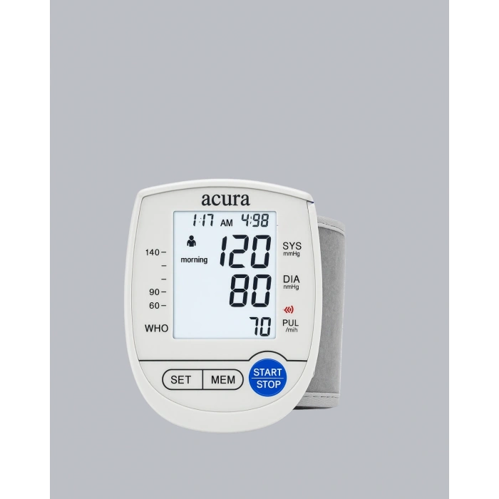 Şarjlı ve Pilli Bilek Tansiyon Ölçer Dijital Ekran Hafıza Kayıtlı