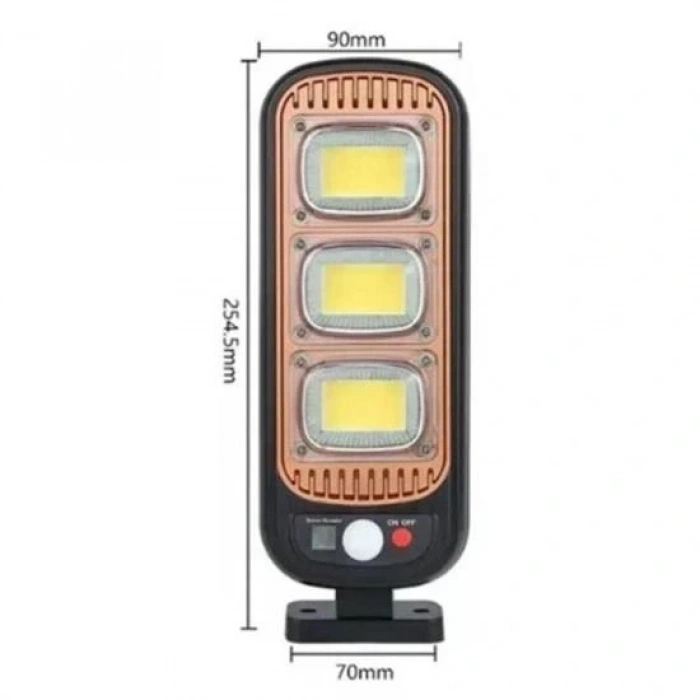 Sensörlü Güneş Enerjisi İle Şarj Olabilen Duvara Monte Solar Aydınlatma  GL-84069 (5047)