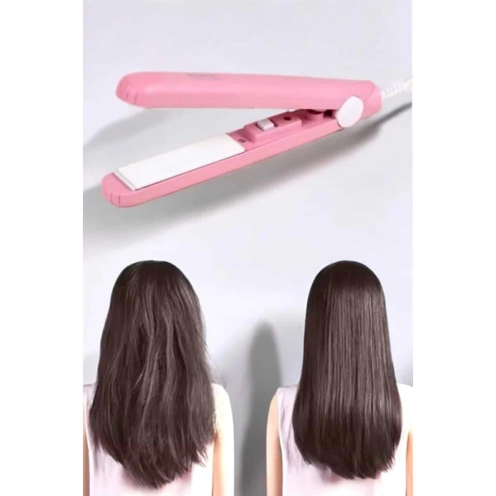 Seramik Kaplama Taşınabilir Mini Saç Düzleştirici Seyahat Dostu Tasarım