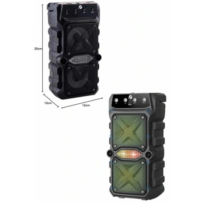 Ses Bombası Kablosuz Bluetooth Hoparlör Çift Çıkışlı Yüksek Ses Kaliteli Hoparlör