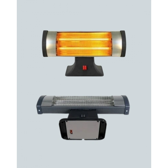 Sessiz Çalışan Quartz Tüp Infrared Isıtıcı 1800W