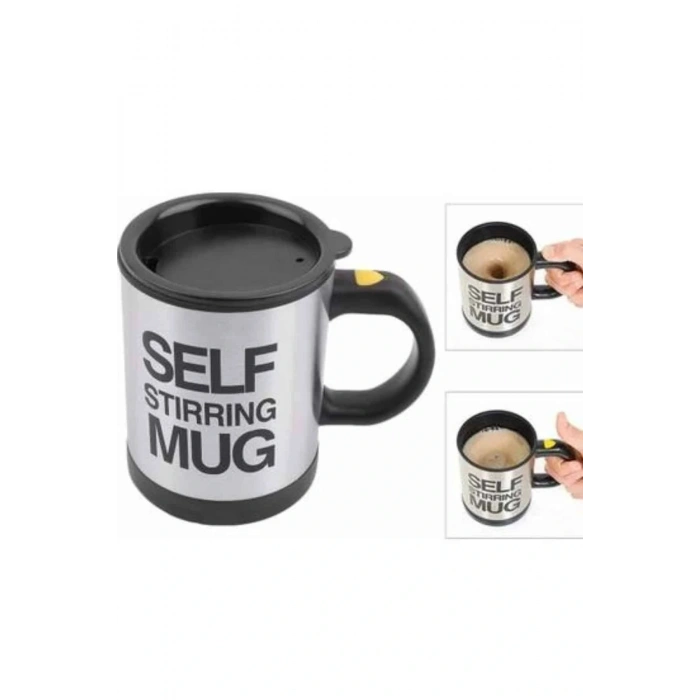 Sıcak Tutan Termos Bardak Kendi Kendini Karıştıran Mikser Kupa