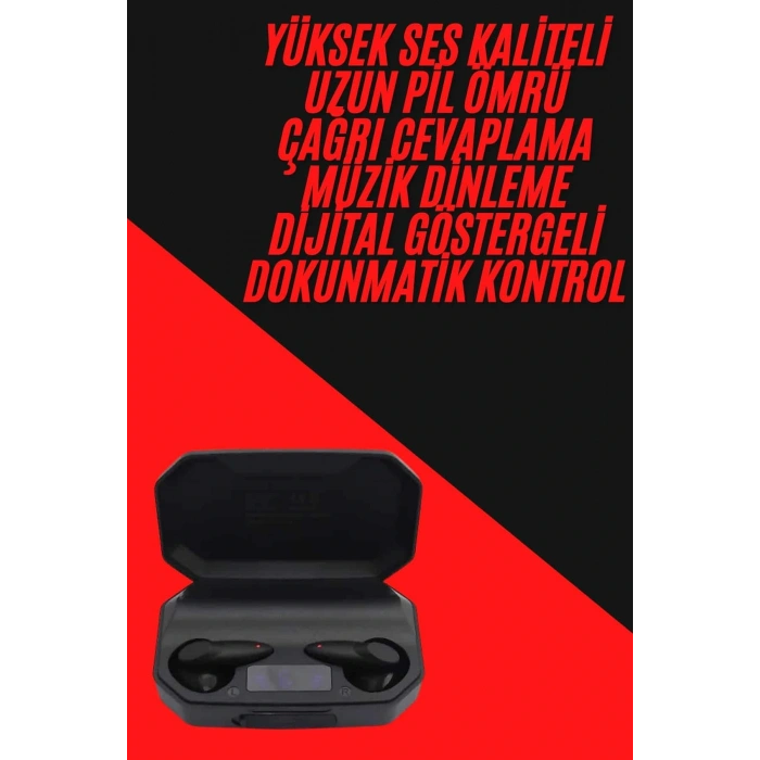 Siyah Profesyonel  Kulaklık HD Mikrofonlu Çağrı Cevaplayabilen