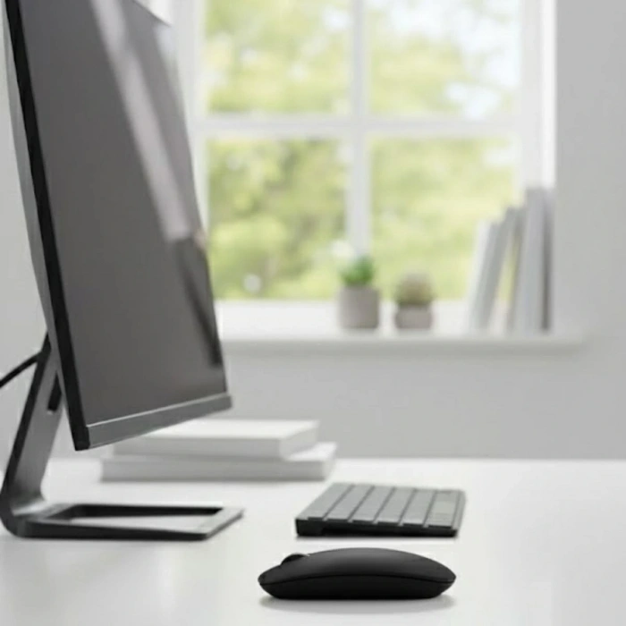 Siyah Renkli Ergonomik Sessiz Kablosuz Mouse – USB Alıcılı, Ofis ve Oyun İçin Konforlu Bilgisayar Faresi MS6310 (5047)