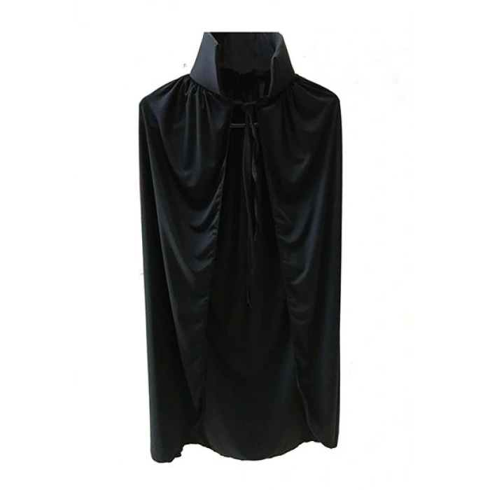 Sİyah Yakalı Pelerin - Vampir Pelerin - Dracula Pelerin 90 cm (5047)