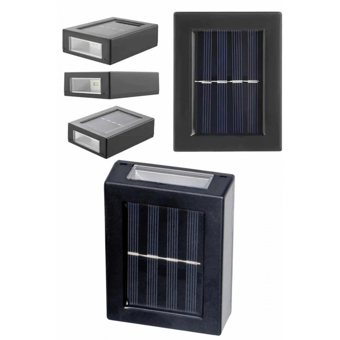 Solar Lamba Dekoratif Aplik Su Geçirmez Led Işıklı Duvar Lambası