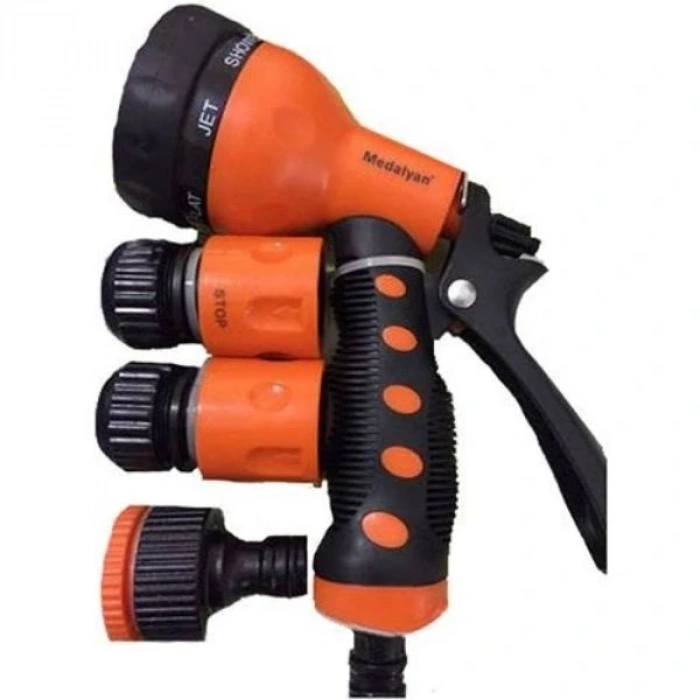 Sulama Tabancası - 4lü Sulama Sistemi 7 Fonkiyonlu (5047)