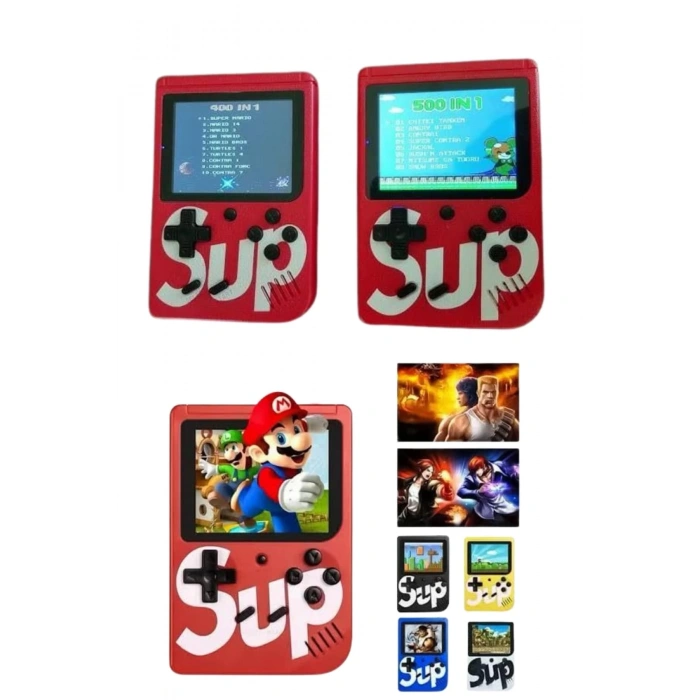 Sup Atari Retro 400 Nostalji Oyunlu Mini Atari Taşınabilir Oyun Konsolu
