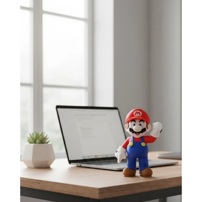 Süper Mario Dekor Figür Şık ve Eğlenceli Oyun Temalı Biblo