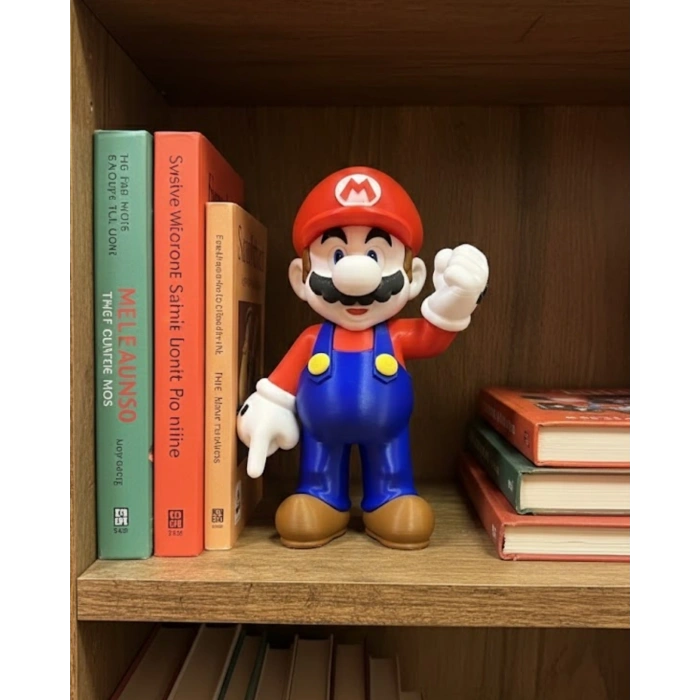 Süper Mario Masa Üstü Dekor Biblo Oyun Severlere Özel Figür