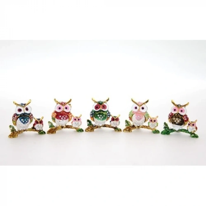 Swarovski 2li Baykuş Model 2