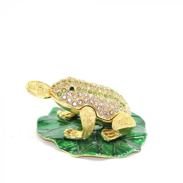 Swarovski Taşlı Tekli Kurbağa Model 2