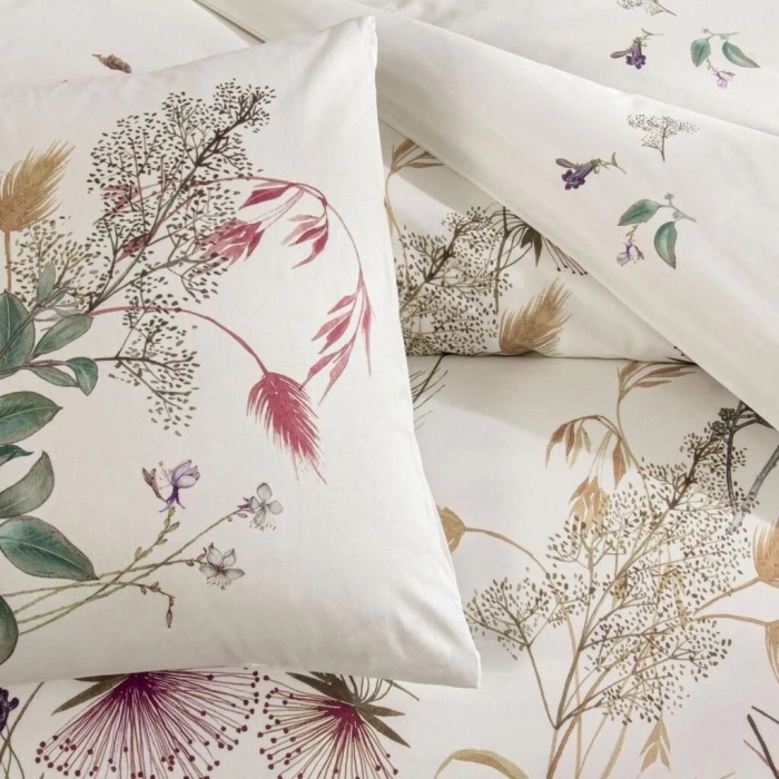 Taç Çift Kişilik Ranforce Nevresim Takımı Elowen Yeşil