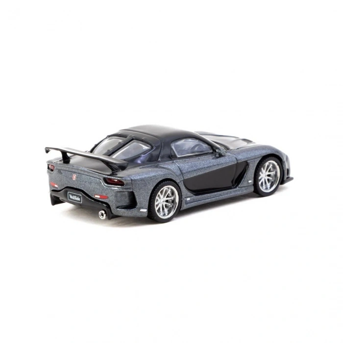Tarmac Works 1/64 Mazda RX-7 VeilSide Fortune7 Grey Metallic / Black