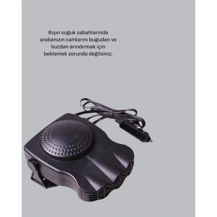 Taşınabilir 12V Araç Cam Buğu Çözücü