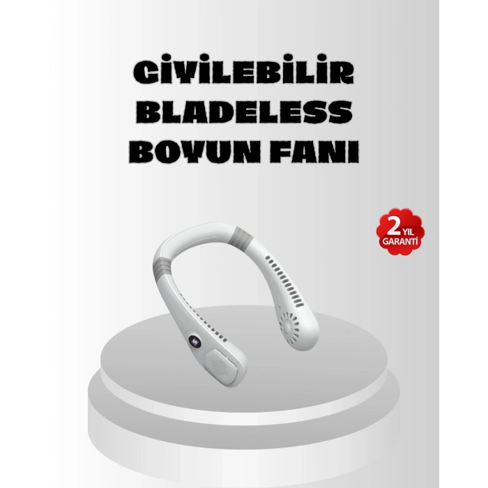 Taşınabilir Boyun Fanı Sessiz Çalışma ve USB Şarj Özellikli
