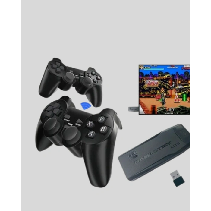 Taşınabilir Kablosuz Oyun Konsolu 2.4G TV Destekli Kompakt Gövde