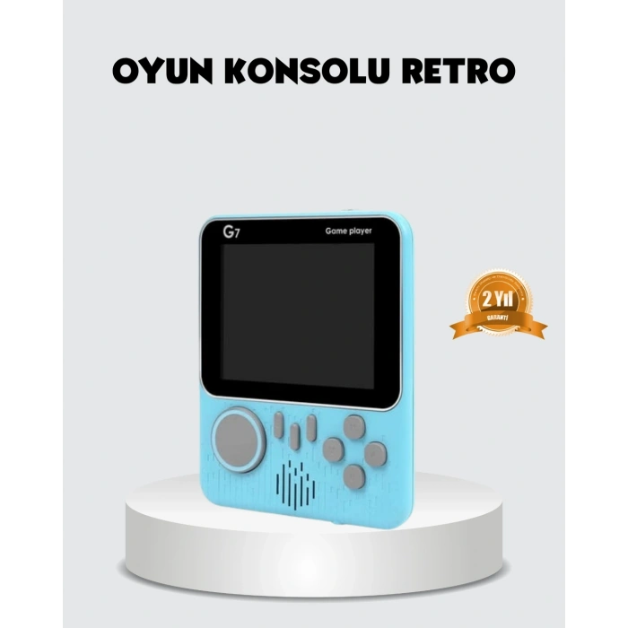 Taşınabilir Retro Oyun Konsolu – 3.5 İnç LCD, 666 Klasik Oyun, TV Destekli