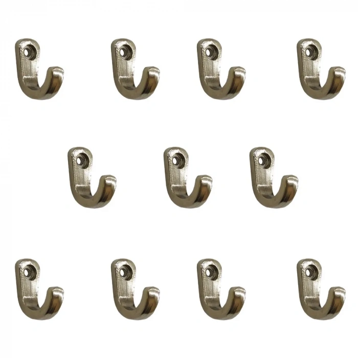 Tekli Bijuteri, Dekor Askısı - Nikel, 100 Adet, 10x18x22 Mm