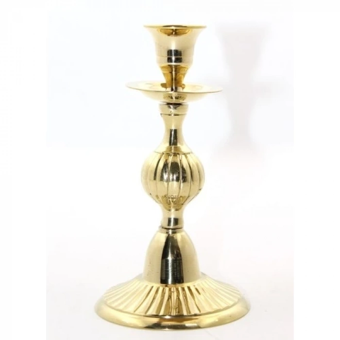 Tekli Pirinç Şamdan Model 3