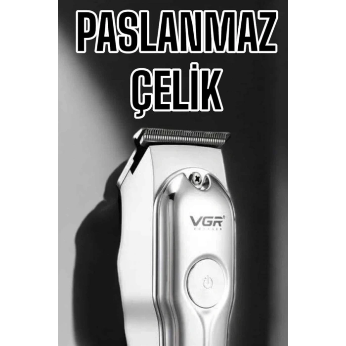 Tıraş Makinesi Güçlü Motor Şarjlı Uzun Pil Ömürlü