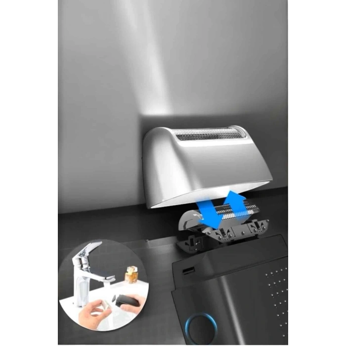 Tıraş Makinesi Islak Ve Kuru Kullanıma Uygun Kablosuz Taşınabilir