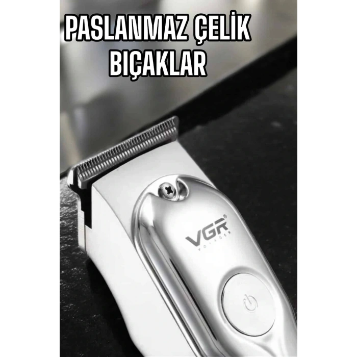 Tıraş Makinesi Profesyonel Tasarım Paslanmaz Çelik lı