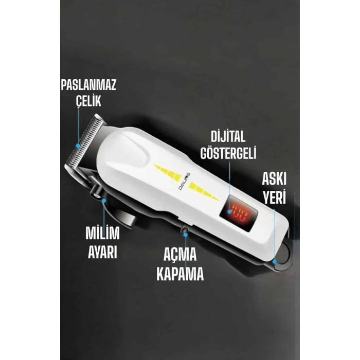 Tıraş Makinesi Uzun Ömürlü Batarya, Keskin lar ve Profesyonel