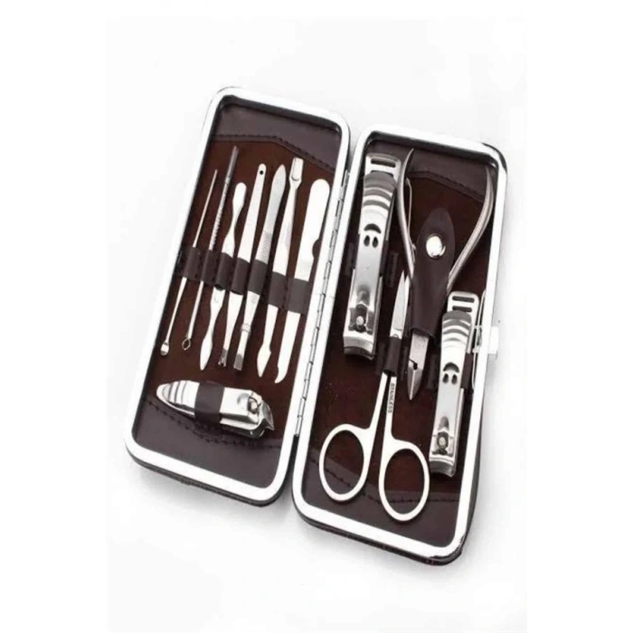Tırnak Bakımı Tırnak Makası Profesyonel 12 Parça El Ayak Manikür Pedikür Seti