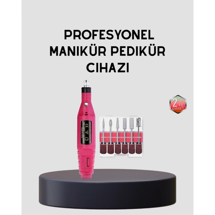 Tırnak Matkap Makinesi – Profesyonel Manikür Pedikür Cihazı, Ayarlanabilir Hız ve Sessiz Çalışma