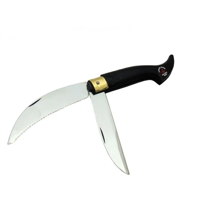 Eco Lounge Tosya Büyük Çiftli Testereli Bıçkı Çakı 24 cm - Plastik Saplı, Manuel