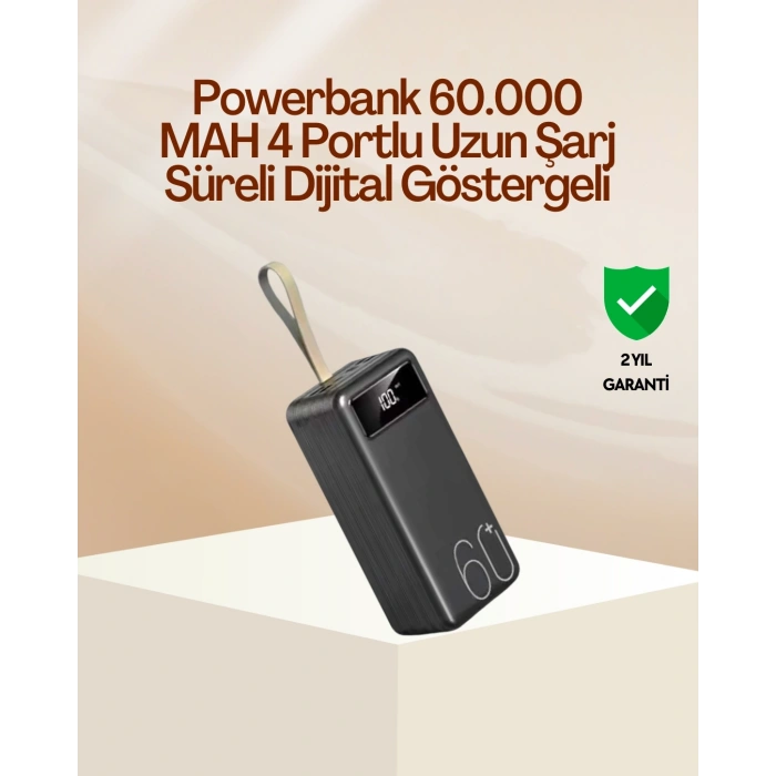 Tüm Cihazlara Uyumlu Çoklu Çıkışlı Powerbank