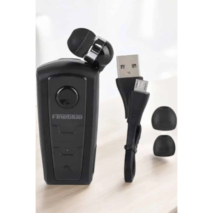 Tüm Telefonlara Uyumlu Mikrofonlu Titreşimli Makaralı Bluetooth Kulakiçi Kulaklık