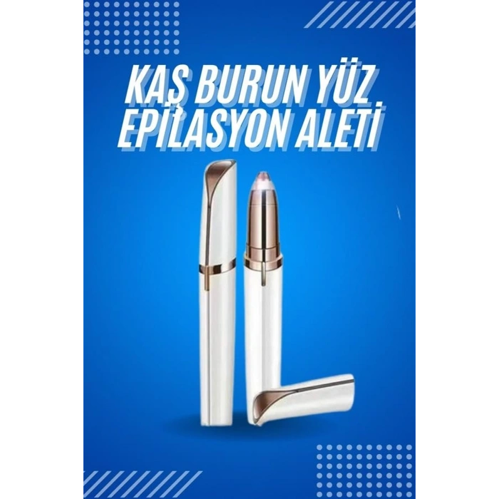 Tüy Kıl Alma Kaş Bıyık Unisex Yüz Bakım Epilasyon Aleti Pilli
